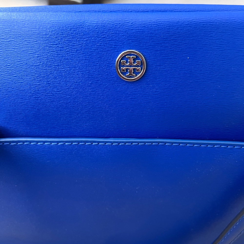 Tory Butch Tote Bag, Cobalt Blue 🔵 👜 - Picture 2 of 7